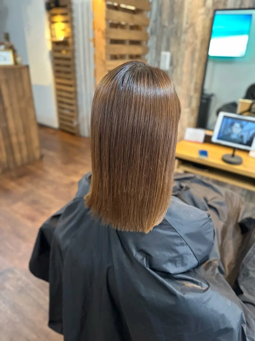 ミディアム パーマ Luzir⭐︎ GEN⭐︎のヘアスタイル