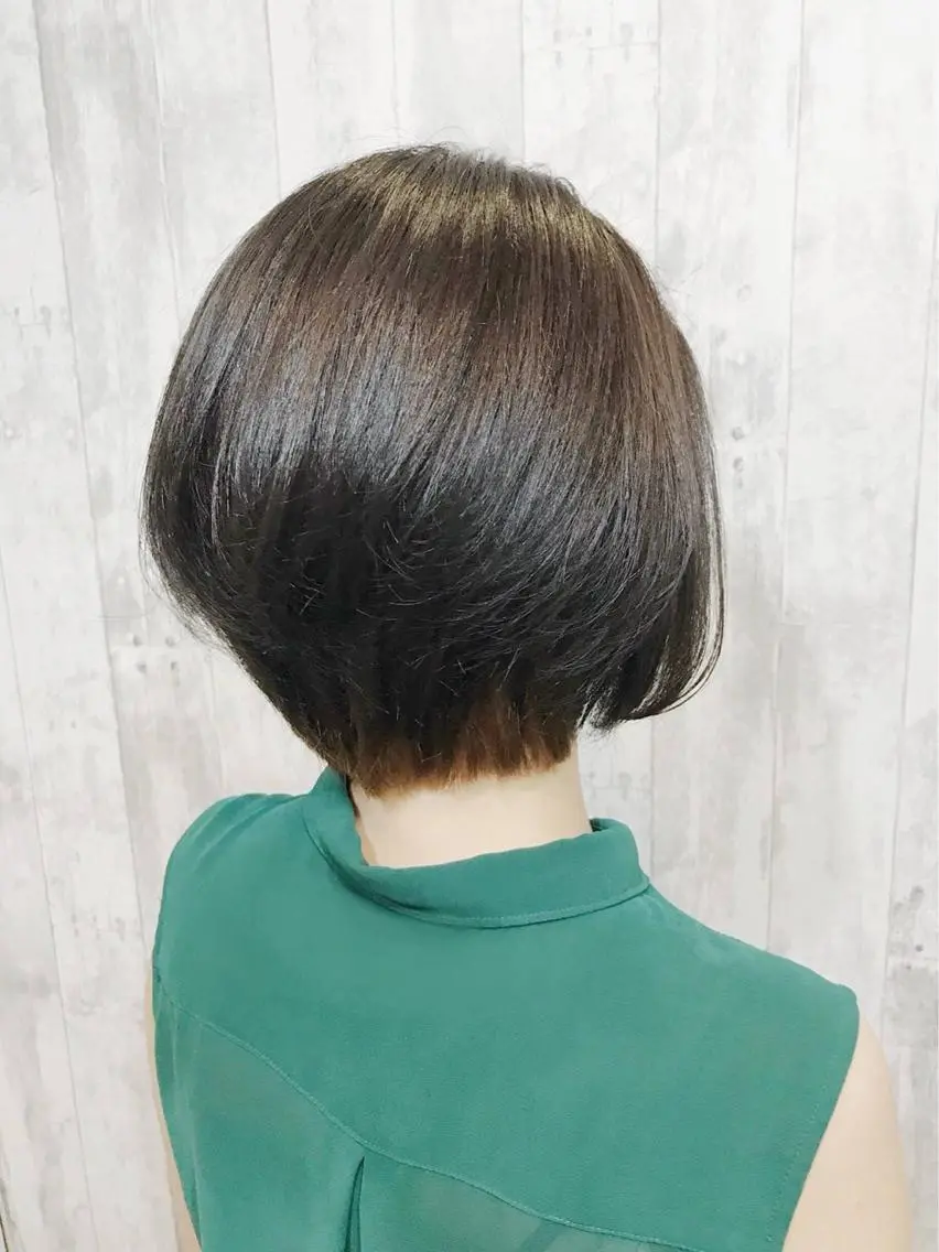 ⭐️エリア最安⭐️明るい白髪染め◎カット＋根本カラー(リタッチ)🩵の写真