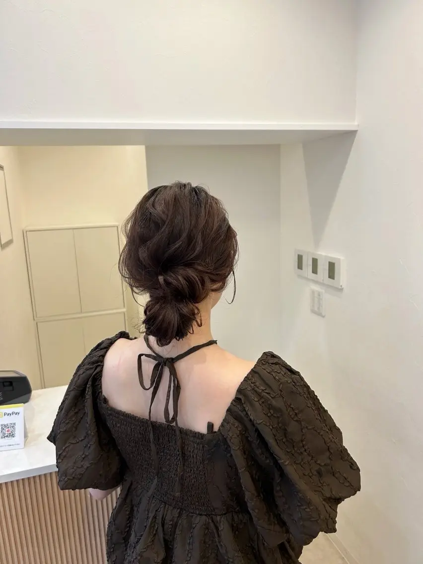 セミロング ヘアアレンジ Hirakuni Manakaのその他イメージ