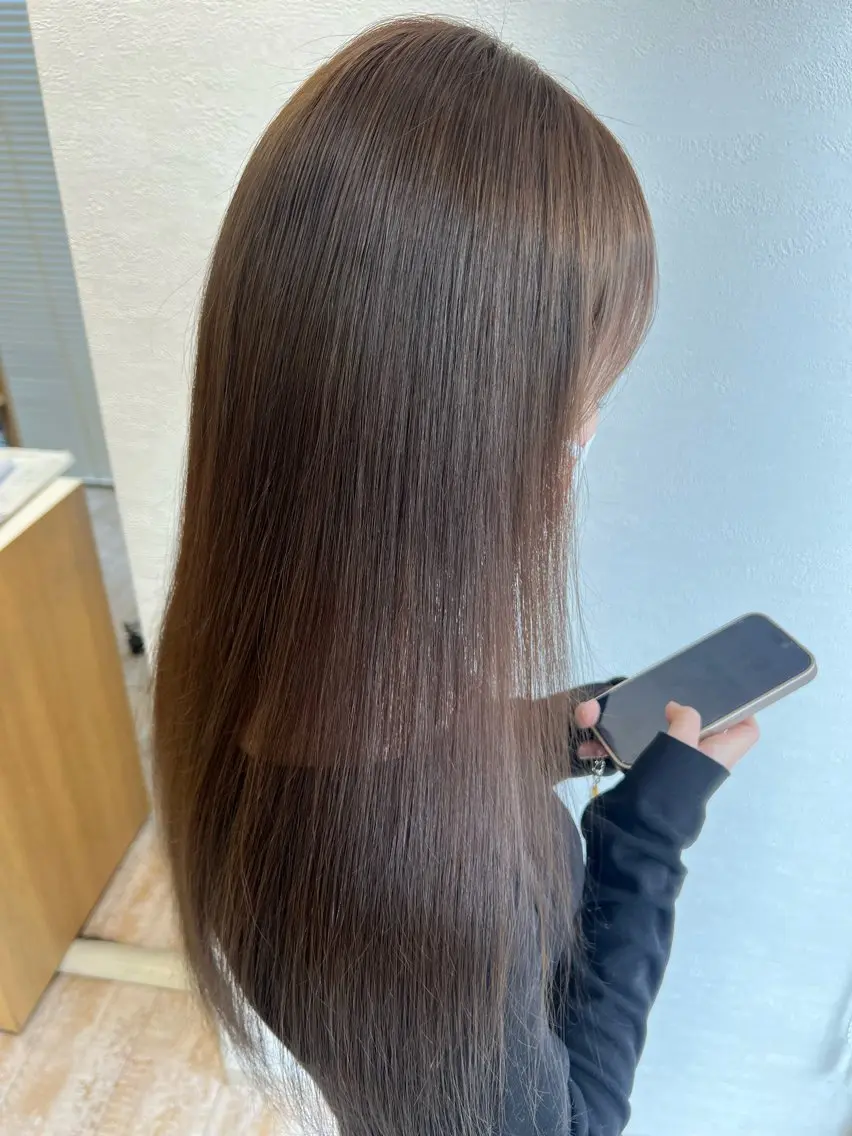 ワンカラー＋Aujua4stepトリートメントの写真