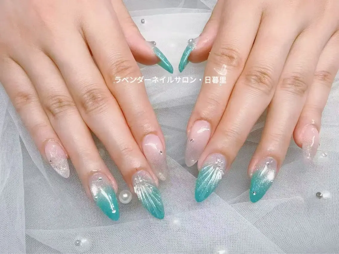 ネイル ラベンダー💖日暮里 ルル💖ネイルのネイルデザイン