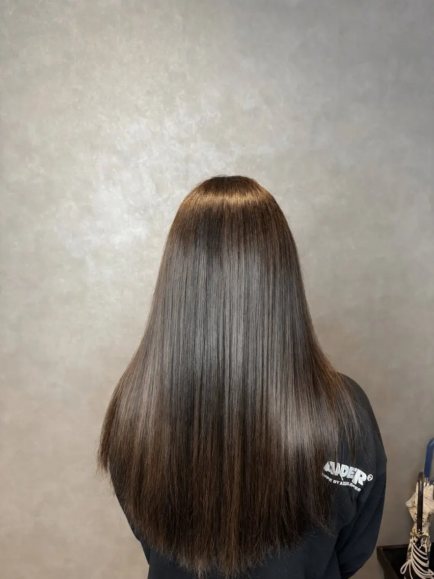 ロング カラー 透明感カラー インナーカラー クオルシアカラー 🦥じゅんぺい∕仙台 ∕カラー特化✨のヘアスタイル