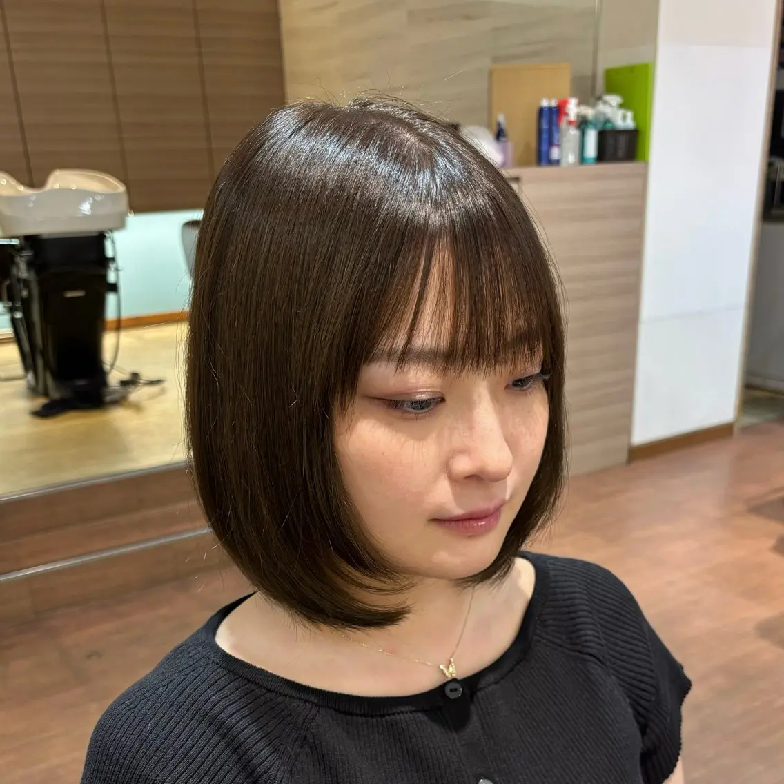 ミディアム カラー 🍒SOCIE あかり🍒のヘアスタイル