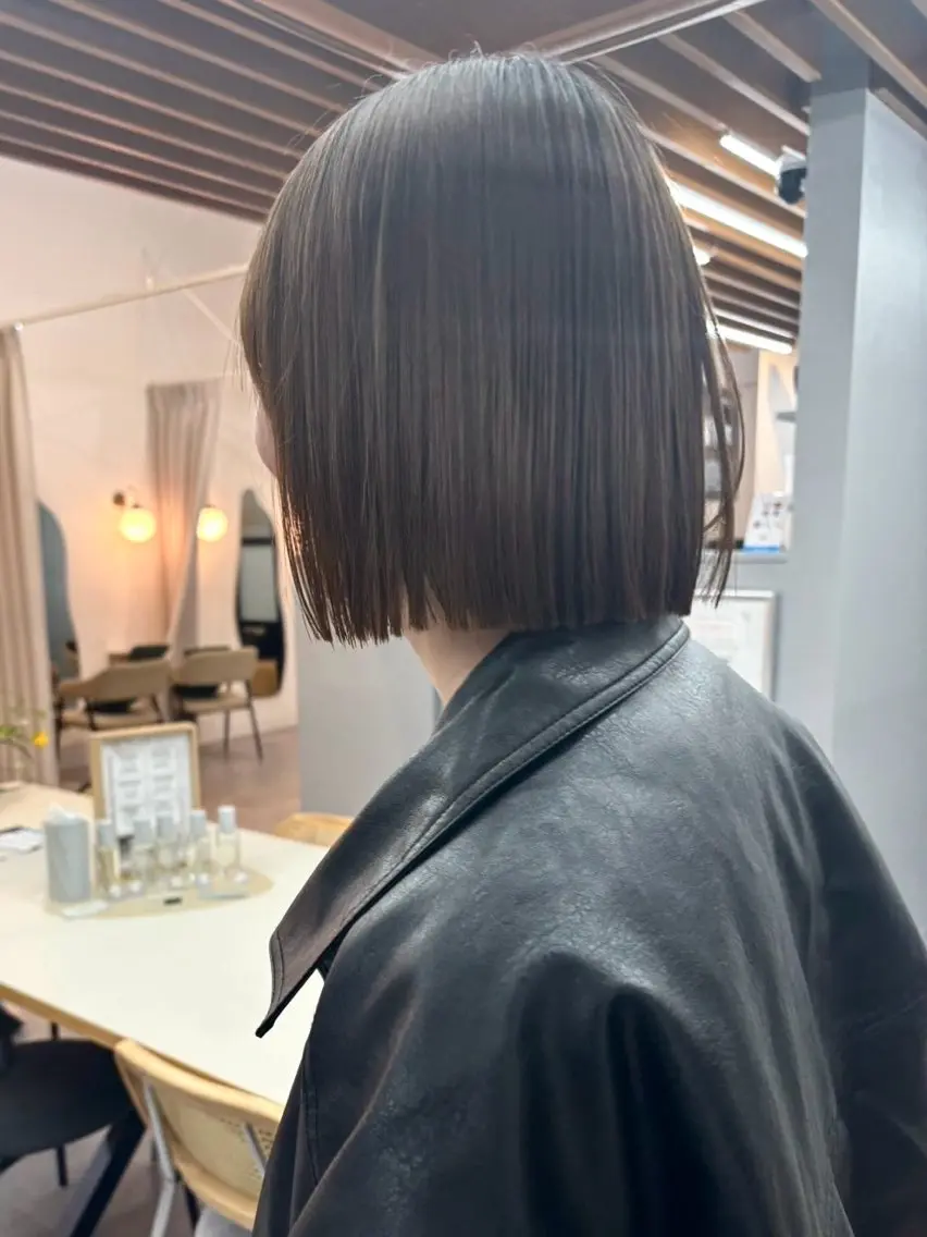 ショート ボブ カット トリートメント 駒場 まといのヘアスタイル