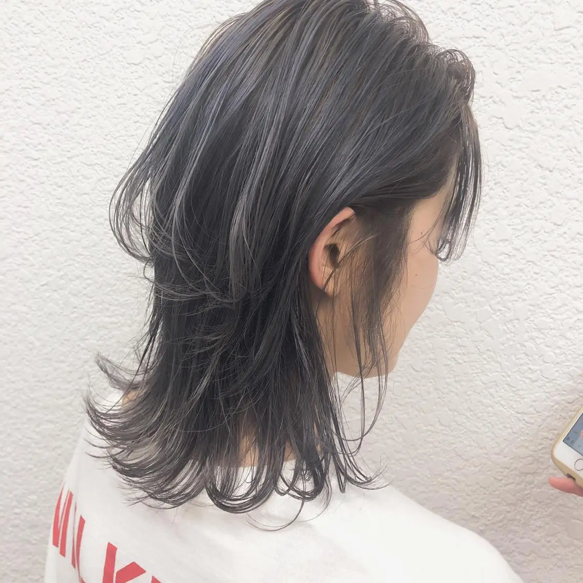 ミディアム カラー 新宿/レイヤー特化 韓国ヘア/海外ヘアのヘアスタイル