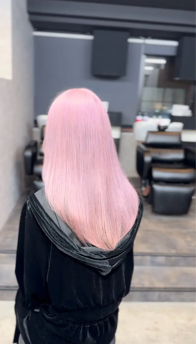 セミロング カット ヘアカラー hair &eye LAWE.店長のヘアスタイル