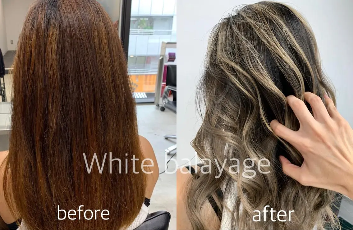 ロング カラー バレイヤージュ レイヤーカット ✨カラー指名 No.1✨keitaのヘアスタイル