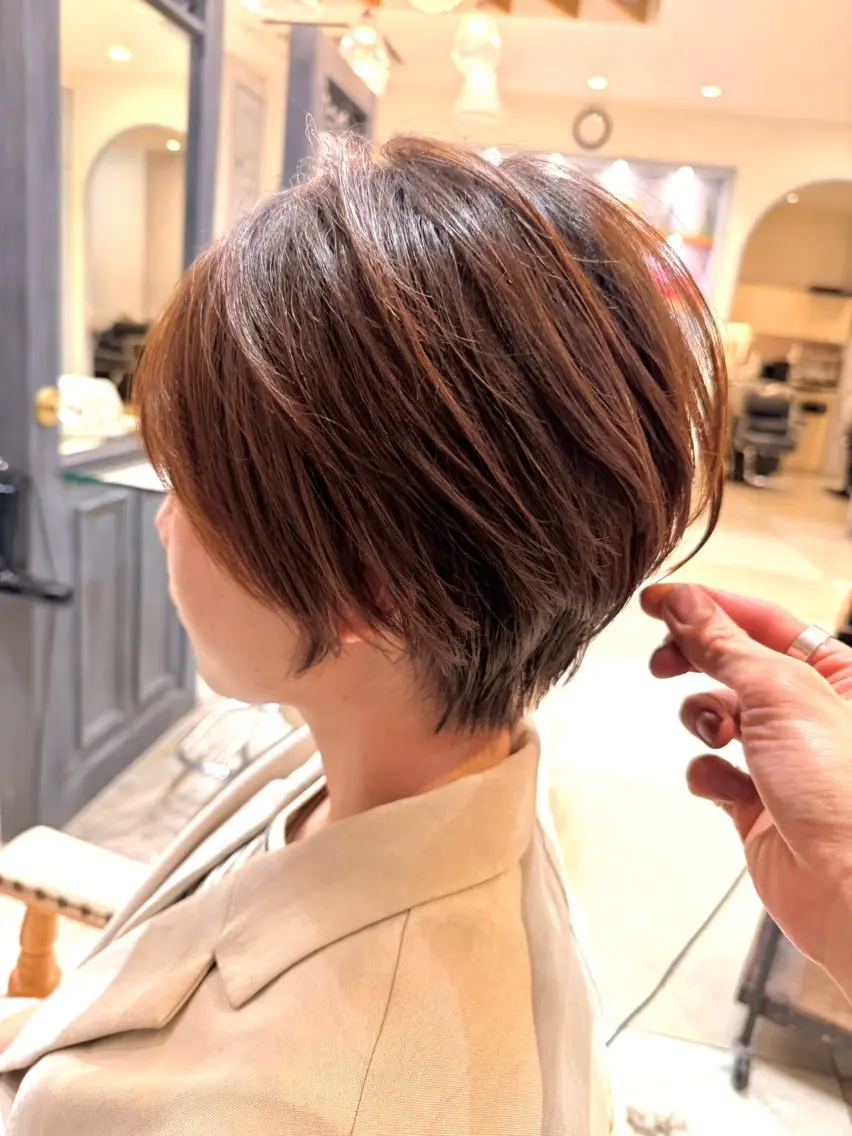 ショート ショート/ボブ アンドウ☺︎のヘアスタイル