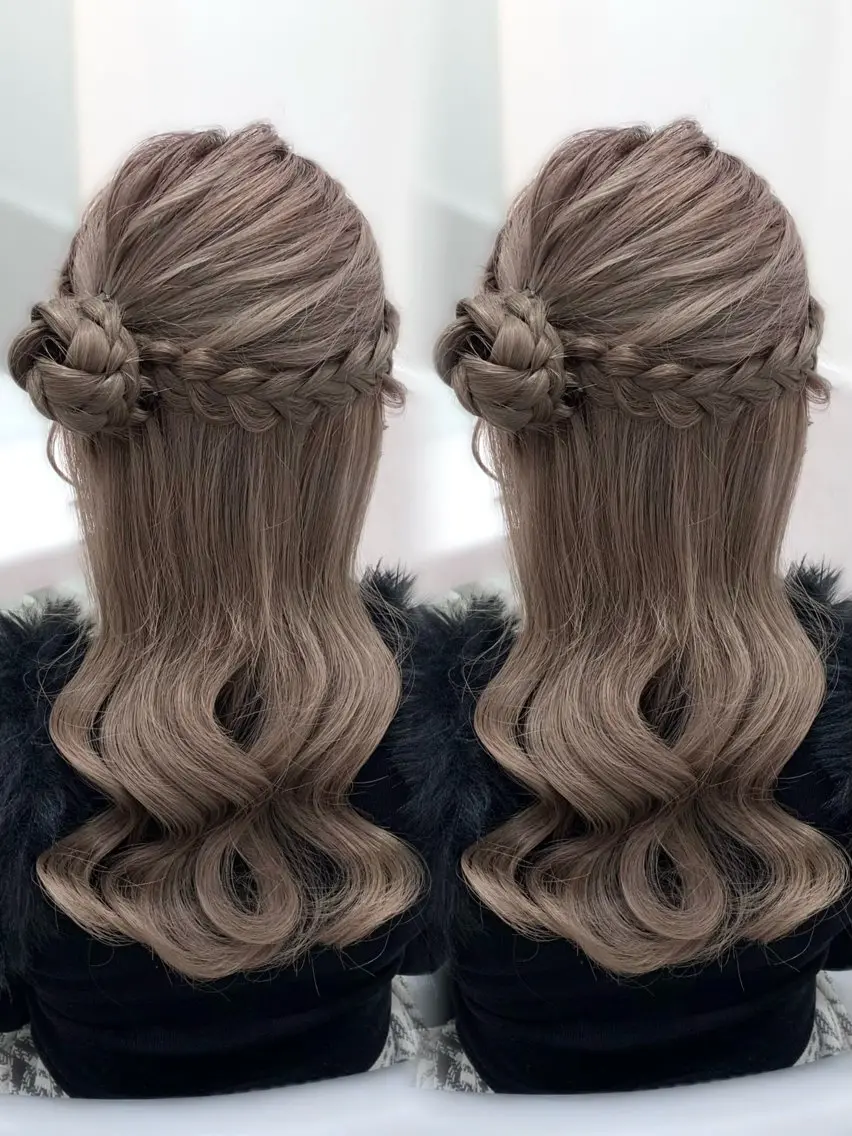 ロング ヘアアレンジ ヘアセット 松村 知佳のヘアスタイル