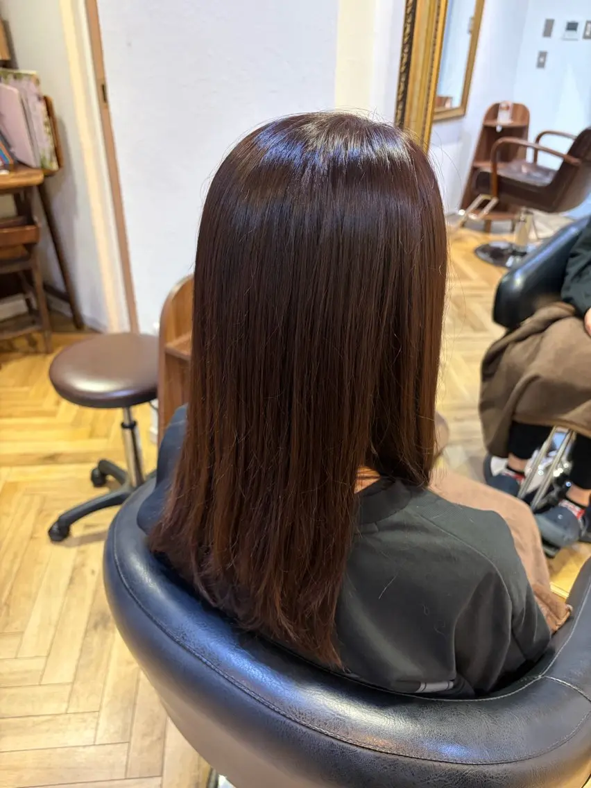ミディアム カラー ヘアカラー 🫧透明感カラー/ 中井香菜🫧のヘアスタイル