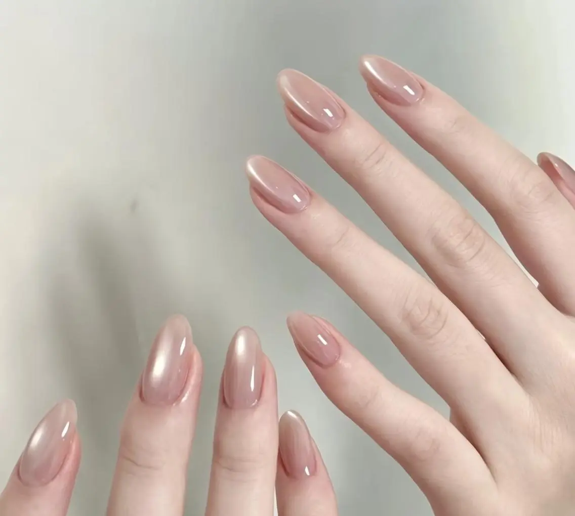 ネイル メンズ メンズ韓国風 オーロラネイル チークネイル 長さ出し フレンチネイル ハンドネイル ハンドケア 🦋new Nail🦋ニノのネイルデザイン