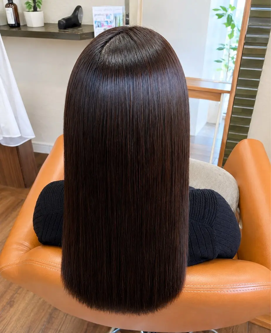 セミロング 山口 香のヘアスタイル