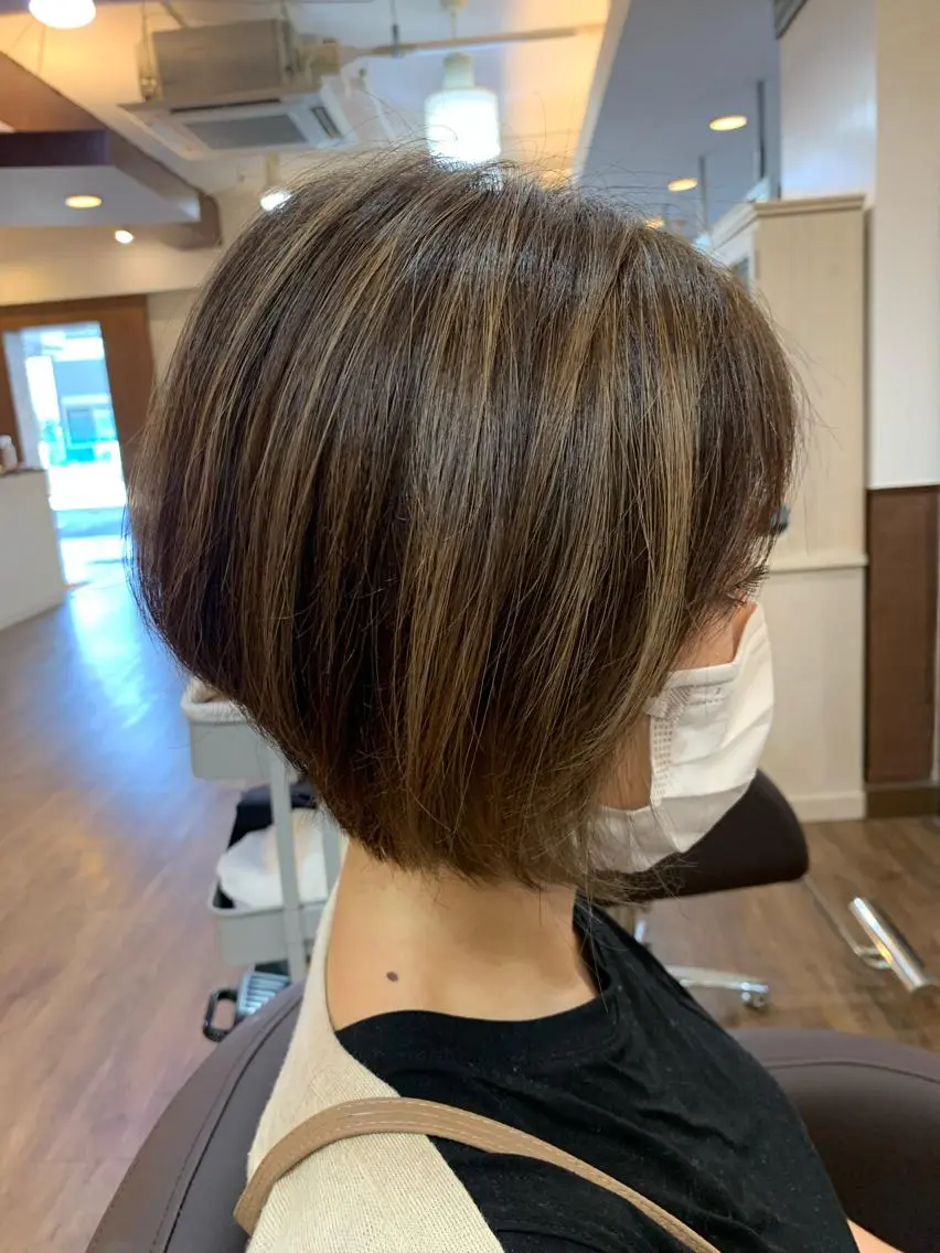 ✨💖人気メニューNo.1💖✨似合せカット&フルカラー＆白髪ぼかしハイライト¥26400→¥14660の写真