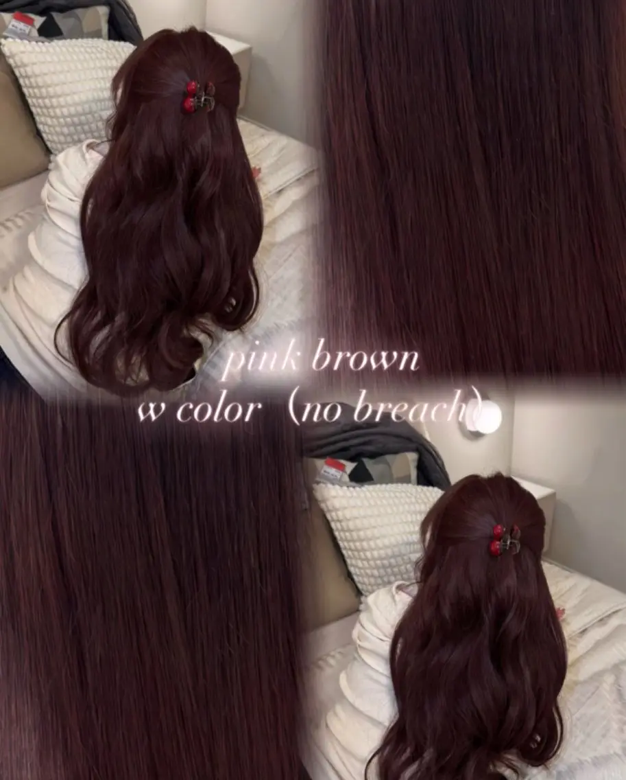 ロング カラー ブリーチ ブリーチなしカラー ヘアカラー 縮毛矯正 トリートメント 〖ワンホンヘアー〗 SAKURA👼🏻のヘアスタイル