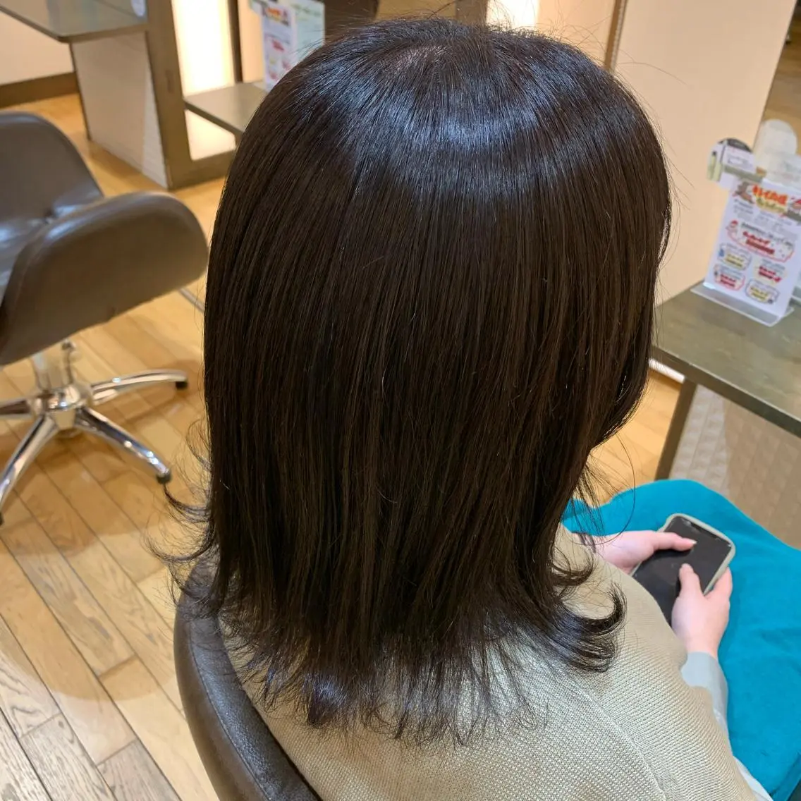 ミディアム カラー ヘアアレンジ 透明感艶カラー/ 岡田澪香のヘアスタイル