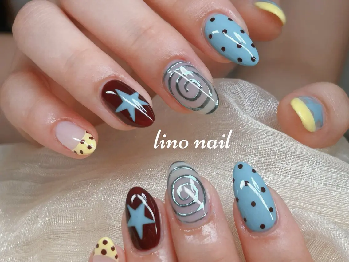 ネイル 長さ出し フットネイル 持ち込み ワンカラーネイル ワンホンネイル ハンドネイル Lino Nailのネイルデザイン
