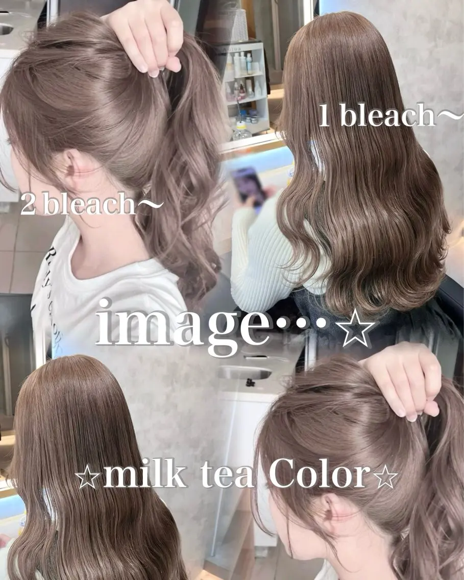 ロング ヘアカラー ヘアセット 透明感/韓国風 RENA🤎のヘアスタイル