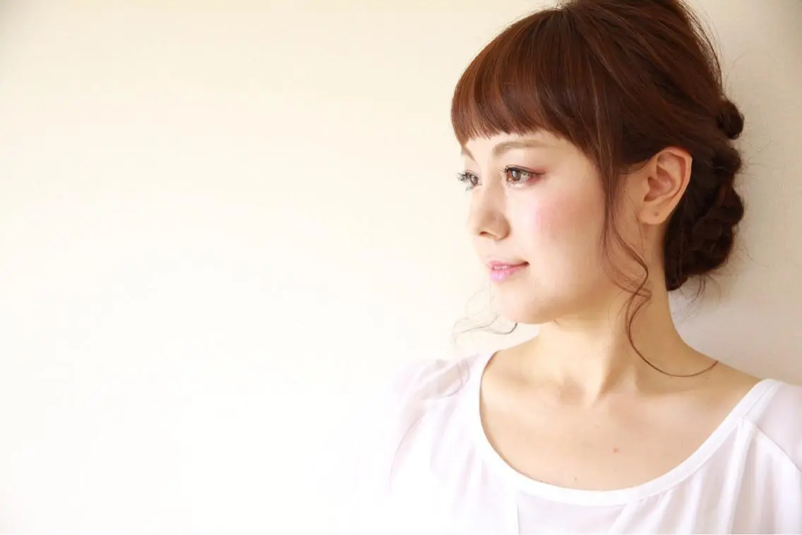 セミロング ヘアアレンジ swordlief 鶴見店のヘアスタイル