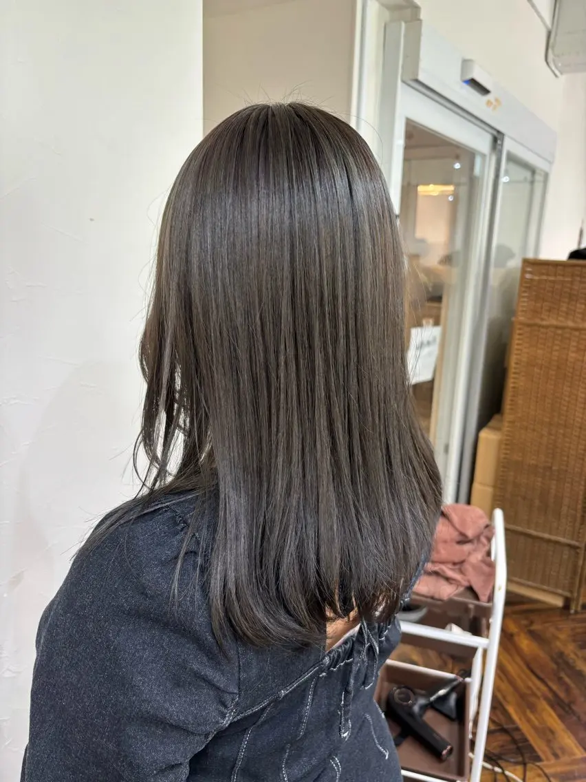 カラー 韓国風ヘア✂︎ 透明感♡ayameのヘアスタイル