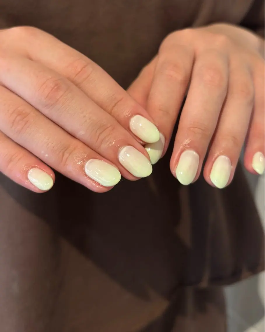 ネイル グリーン ハンドネイル Ballie/ Mizukiのネイルデザイン