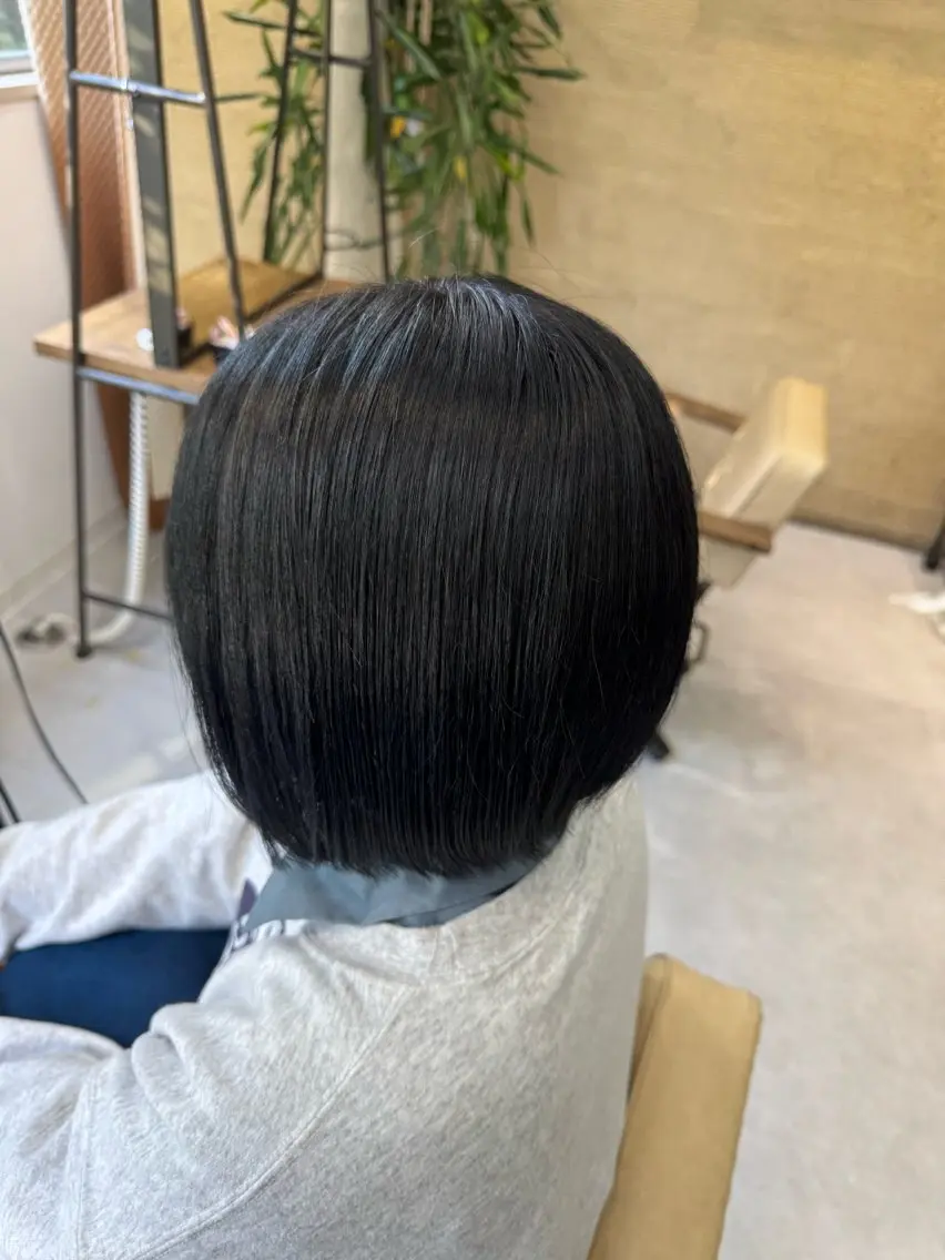 ショート カラー ブリーチなしwカラー /艶カラー/oukaのヘアスタイル
