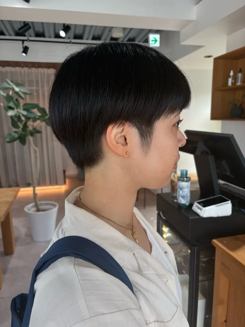 ショート ショートヘア カット aina / n.w.hのヘアスタイル