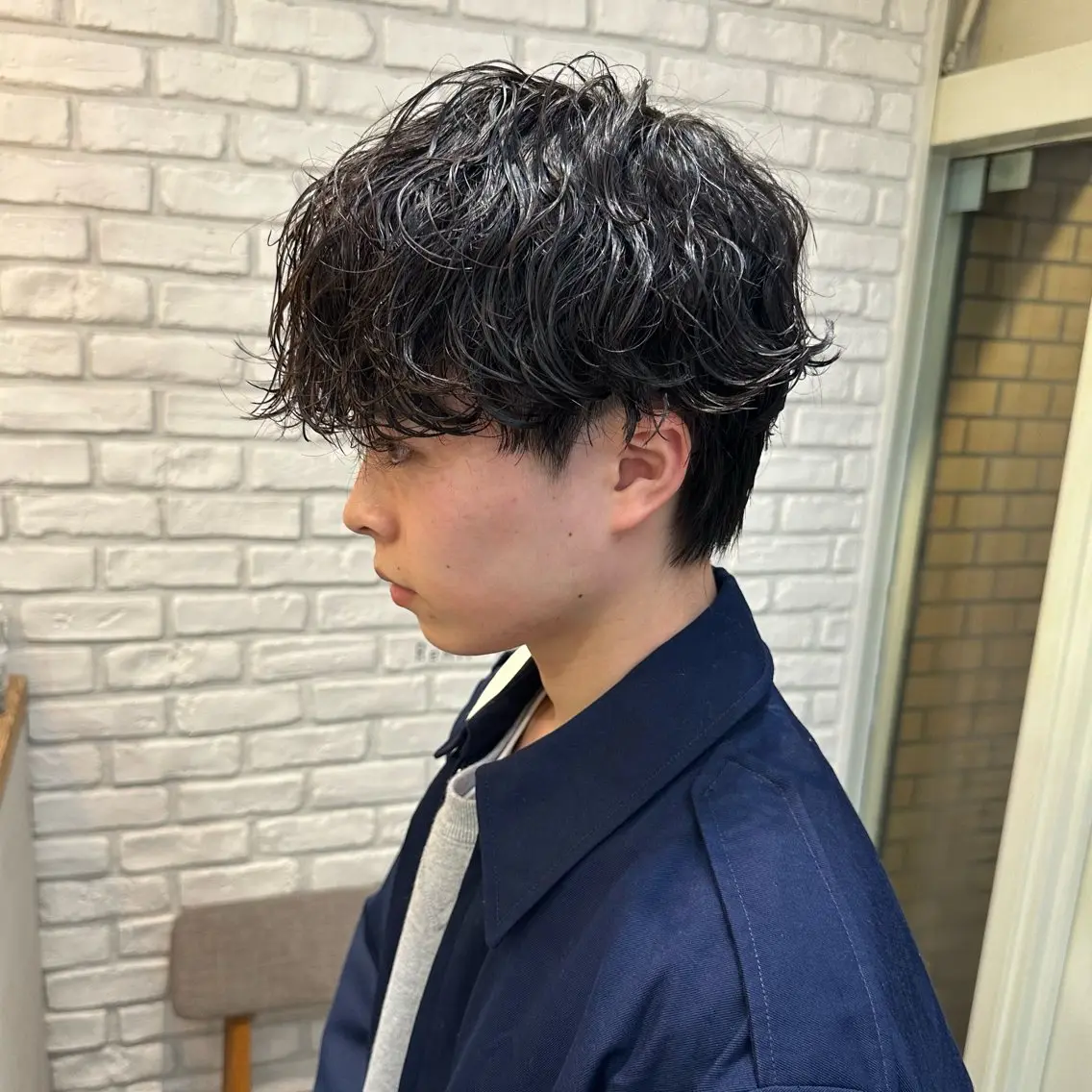 ロング メンズ カット パーマ 【Remii】 山﨑健太のヘアスタイル