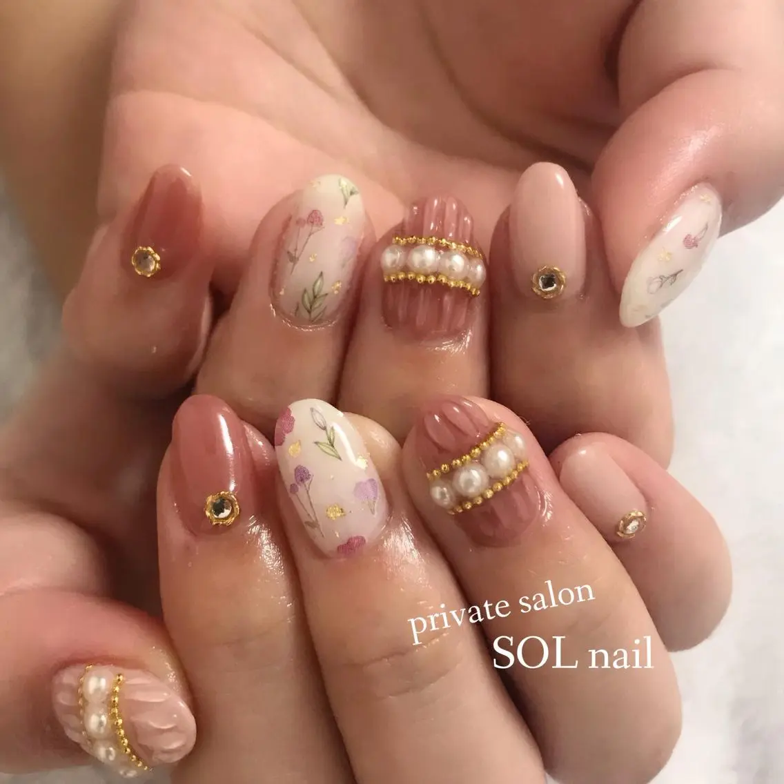 ネイル ハンドネイル SOL NAILのネイルデザイン