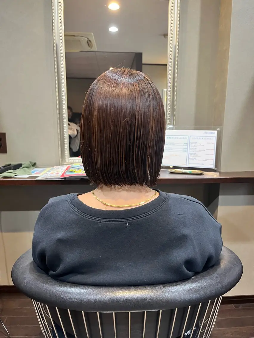 「平日限定シンプルコース」カット+カラーの写真