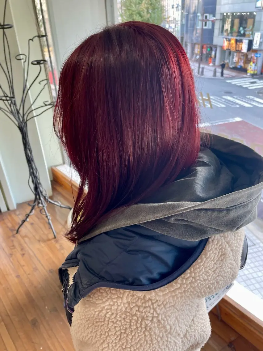 カラー 中村 碧のヘアスタイル