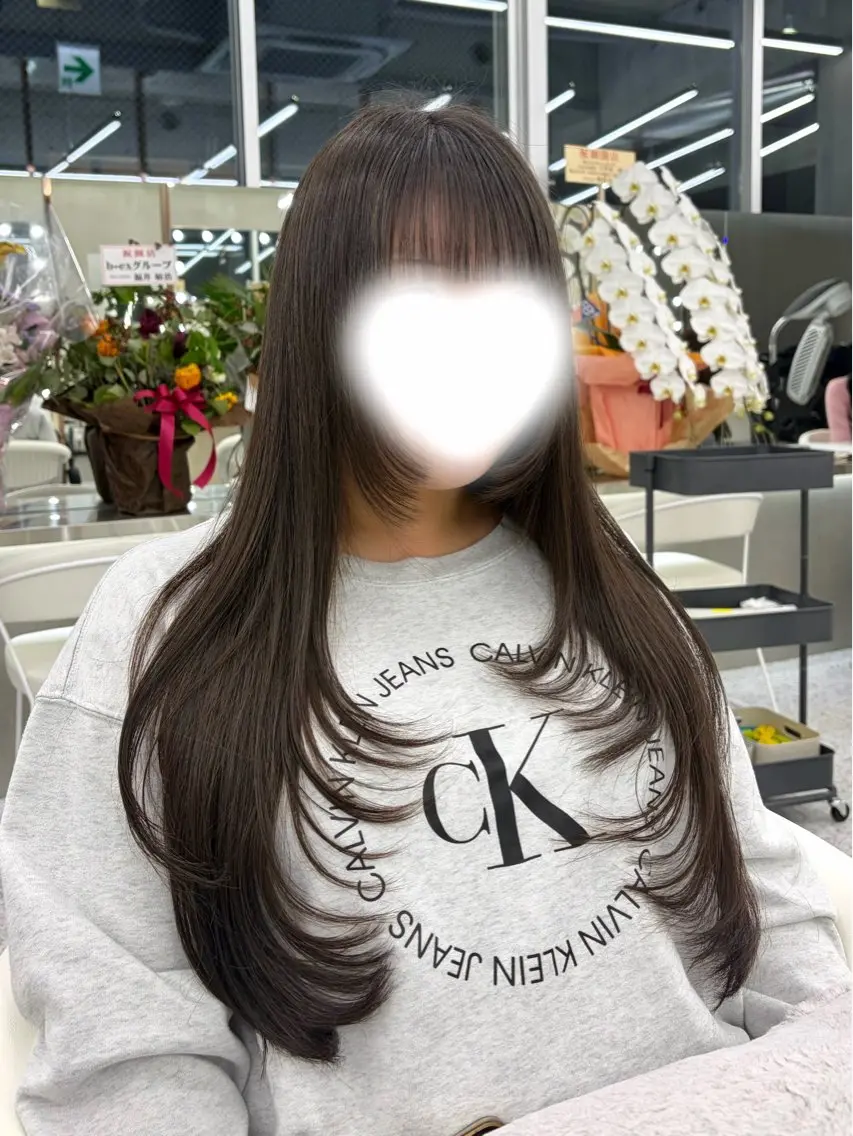 ロング カット トリートメント 大宮🤍縮毛矯正 レイヤー🪽なるのヘアスタイル