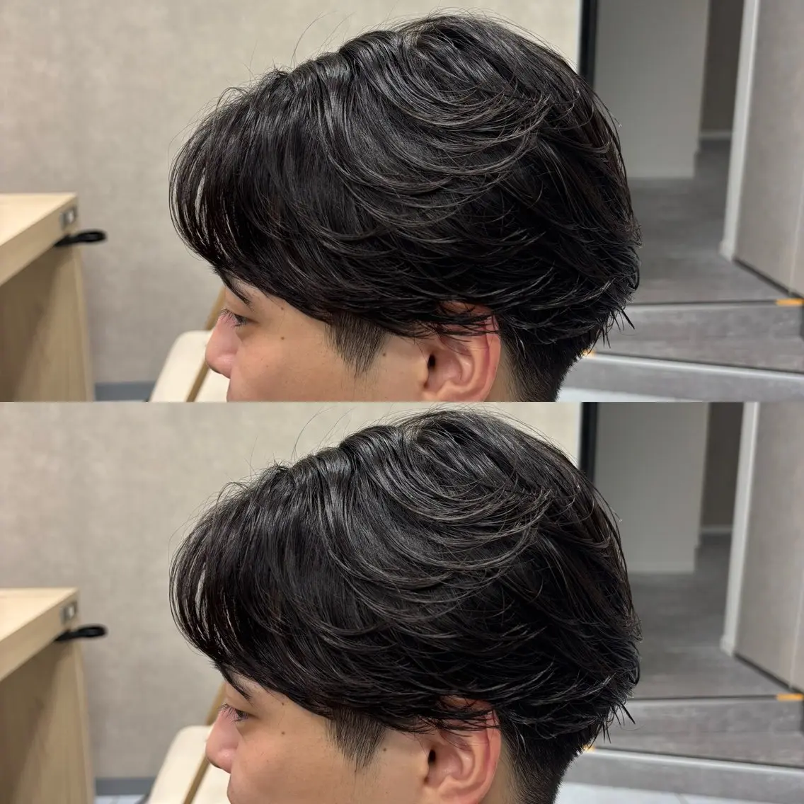 ショート パーマ メンズ カット パーマ メンズ特化韓国風 パーマスタイル/りんのヘアスタイル