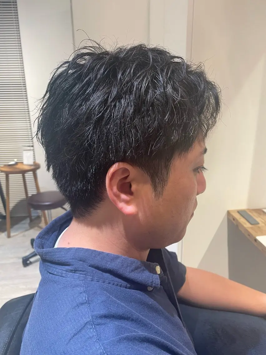 メンズ ふくだももこ🍑 髪質改善のヘアスタイル