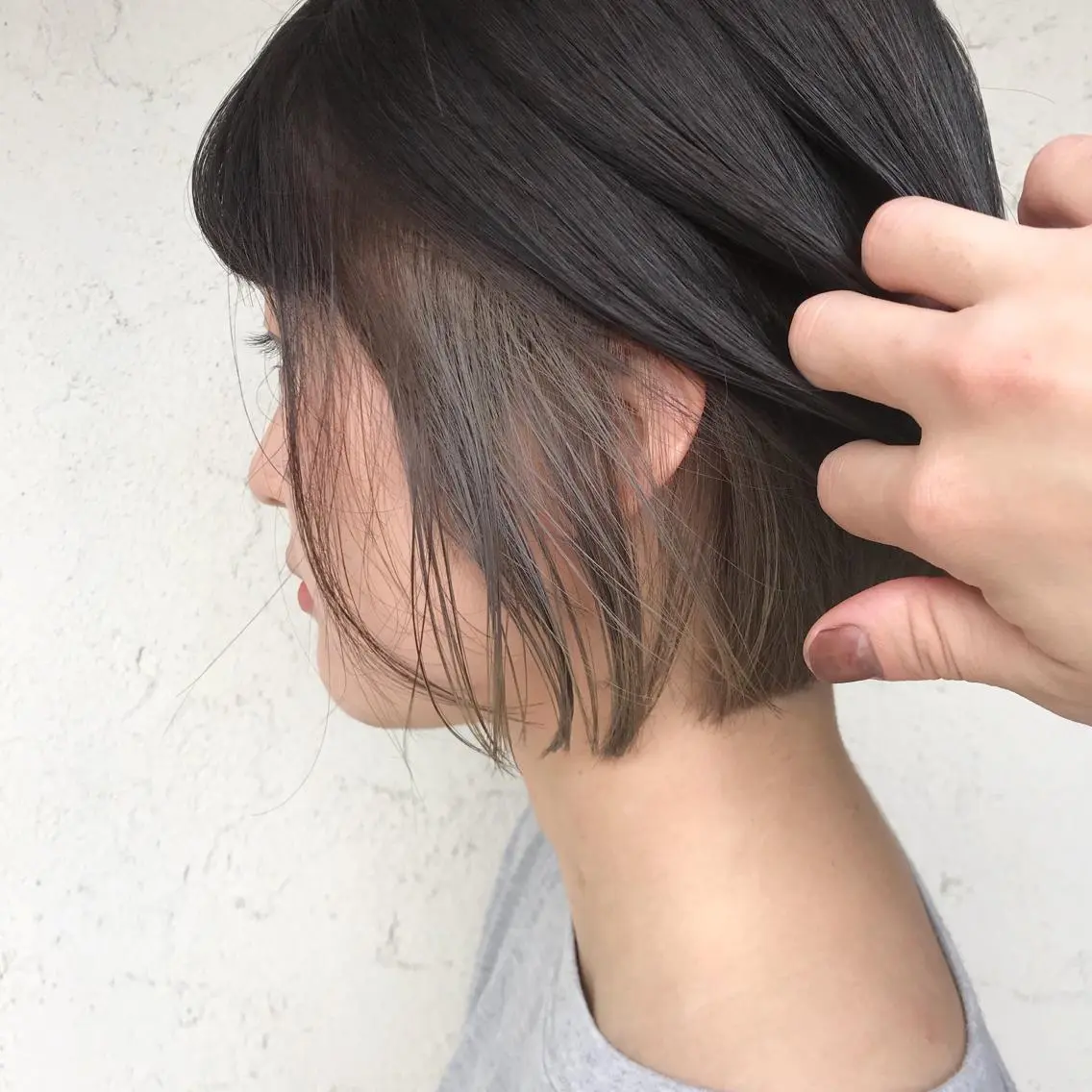 ショート カラー ブリーチ 縮毛矯正 艶髪育成サロン 京橋　shinのヘアスタイル