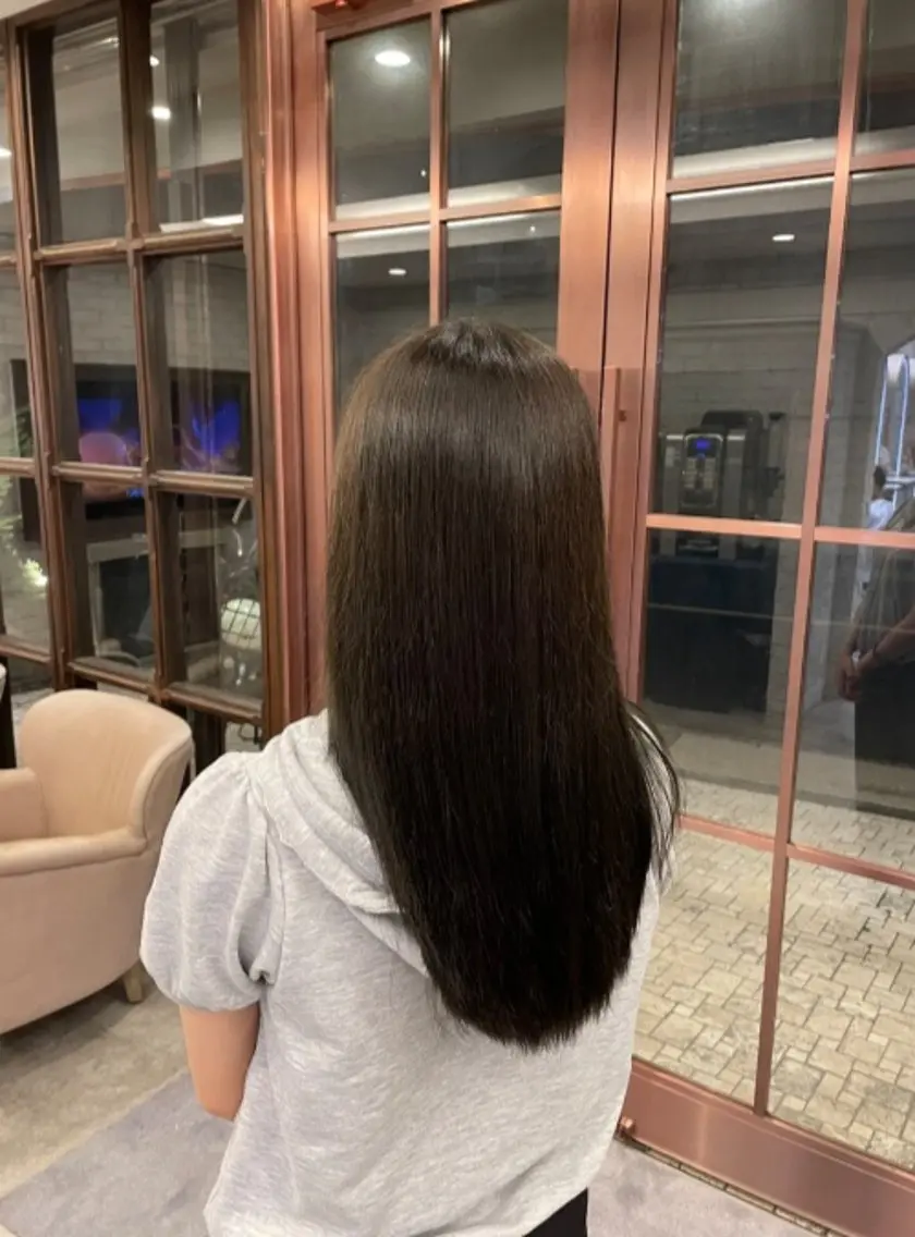 セミロング カラー ヘアカラー Luce溝の口/孔喜 /土日月カラーモデルのヘアスタイル