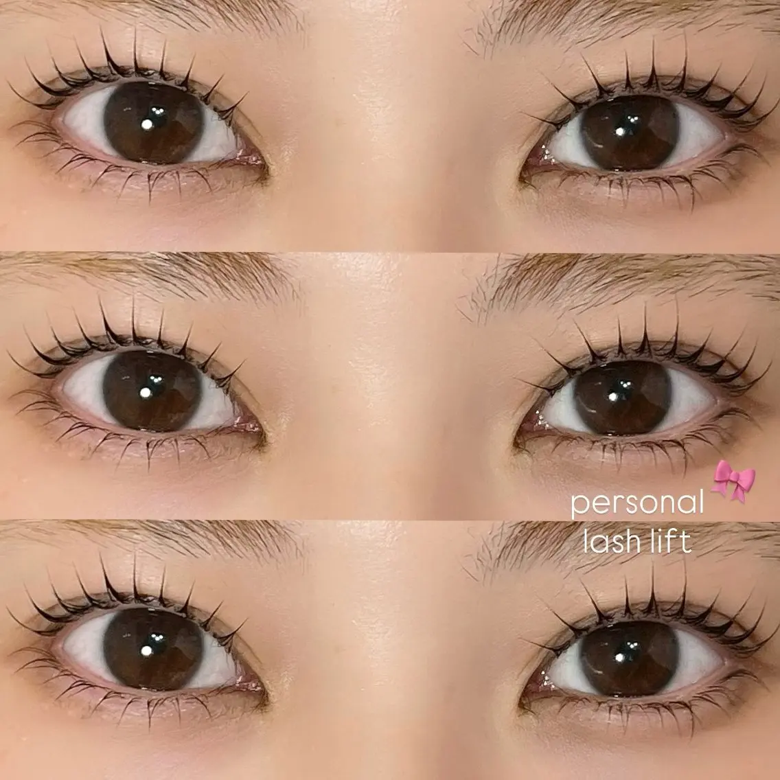 上下まつ毛パーマの写真