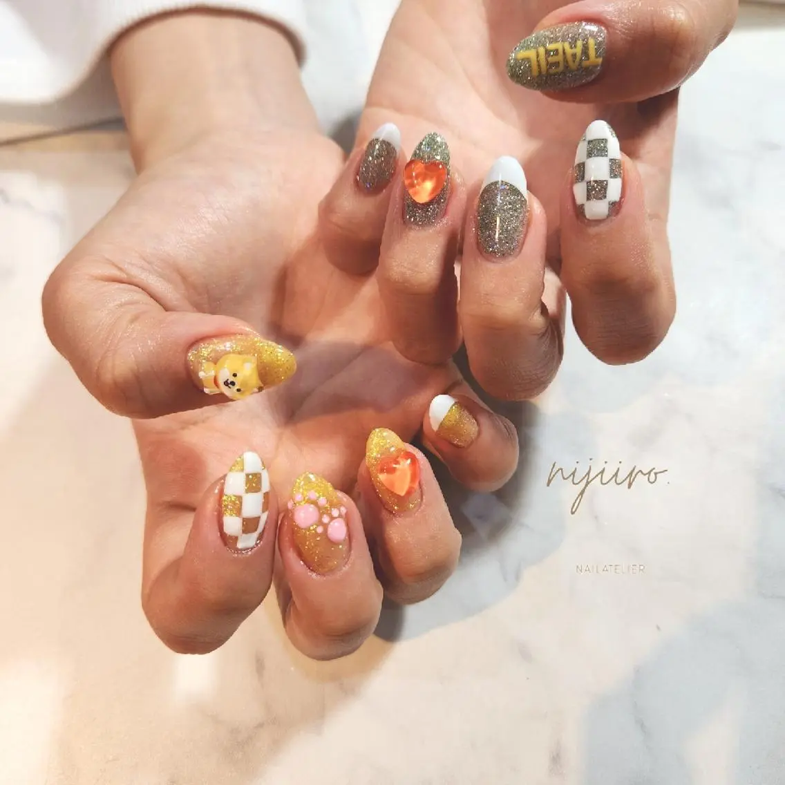 ネイル ハンドネイル nijiiro🌈 サトウのネイルデザイン