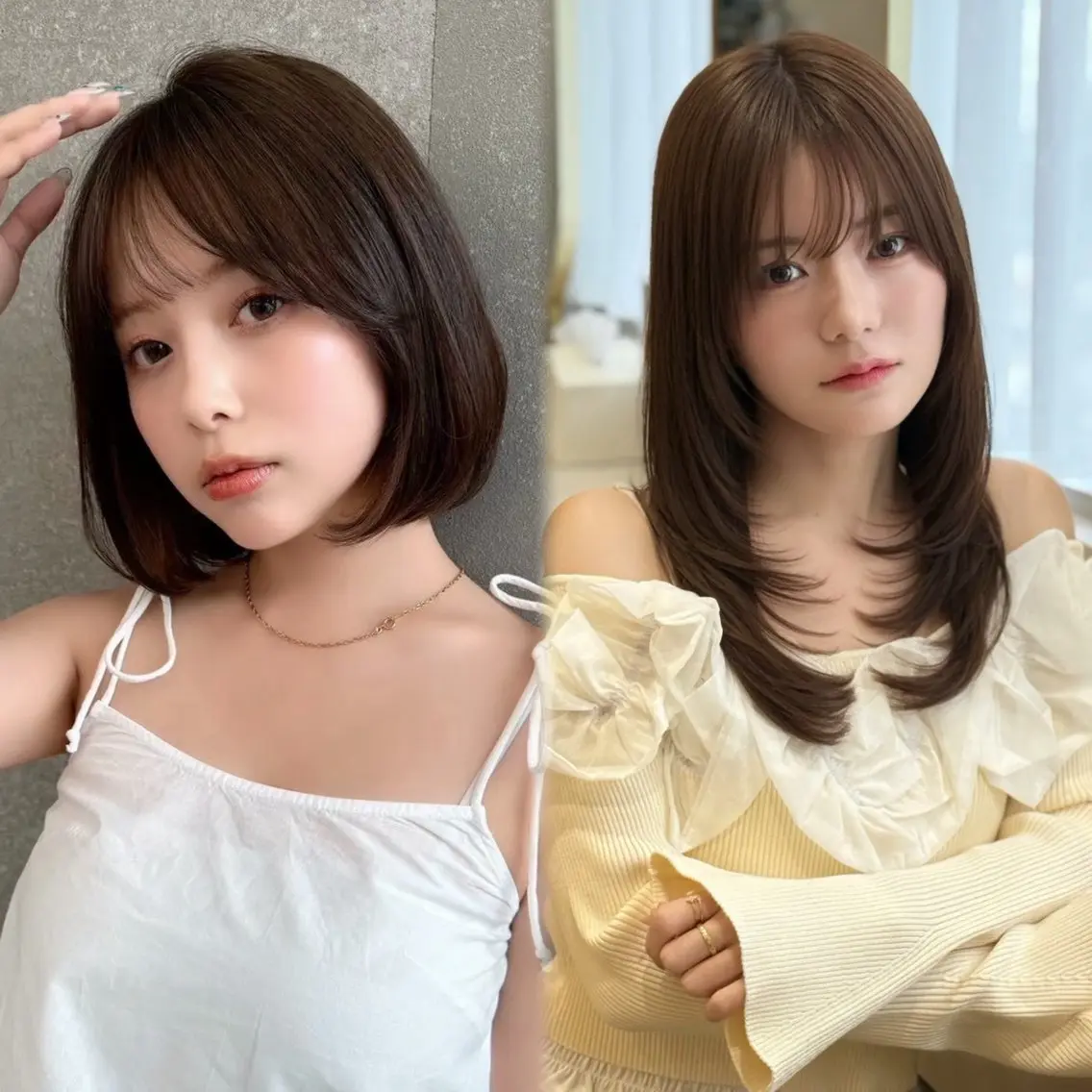 【当日限定‼️】ワンカラー➕似合わせカット➕高保湿トリートメント🫧口コミ>超音波アイロン、ナノスチーム付き🌿の写真