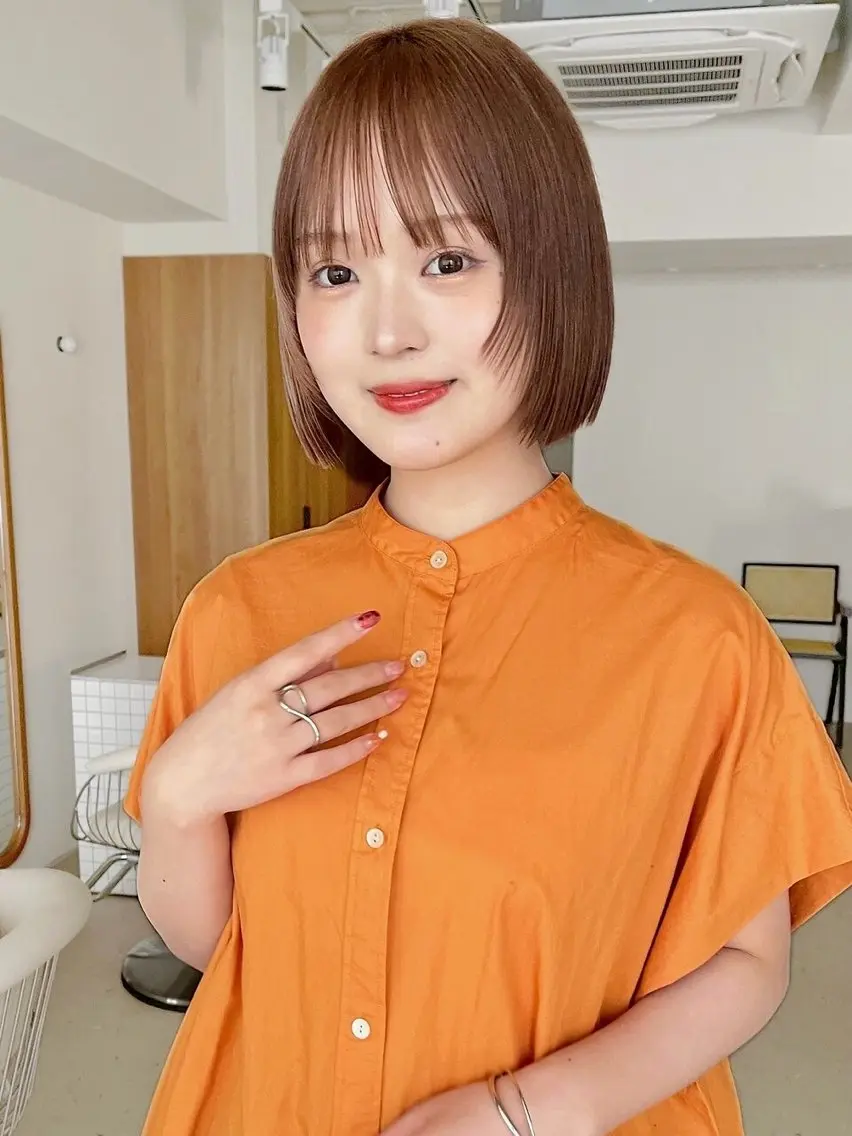 ミディアム カラー カット ヘアカラー お悩み解決縮毛矯正 レイヤー達人柴崎大樹のヘアスタイル