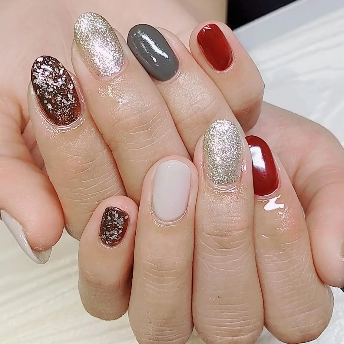 ネイル ハンドネイル infinity skyのネイルデザイン