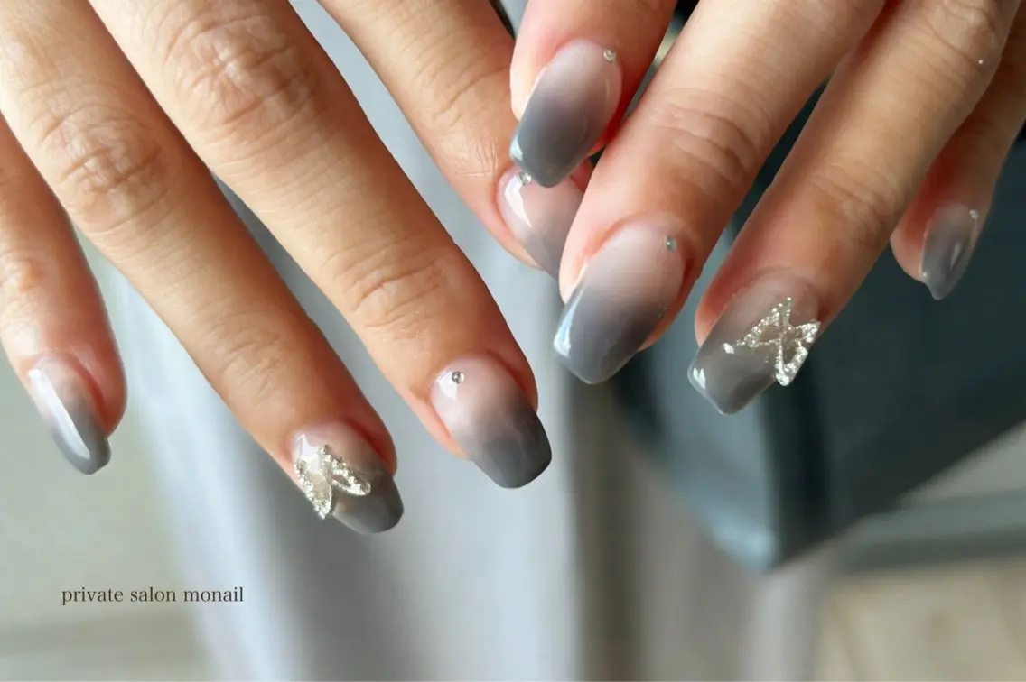 ネイル グラデーション ハンドネイル nail salon monailのネイルデザイン