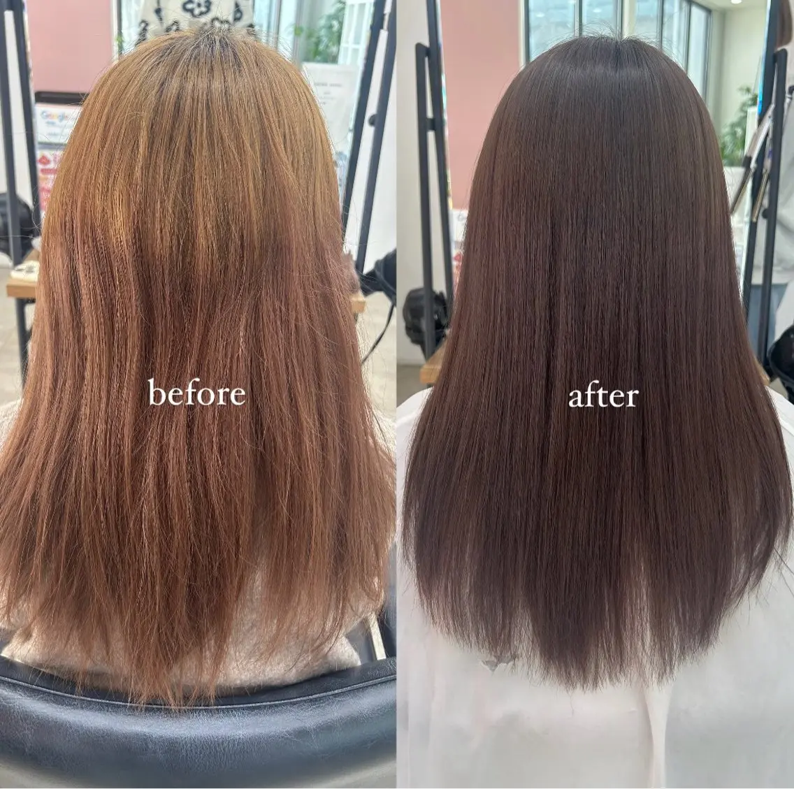 ロング カラー suehiro yunaのヘアスタイル