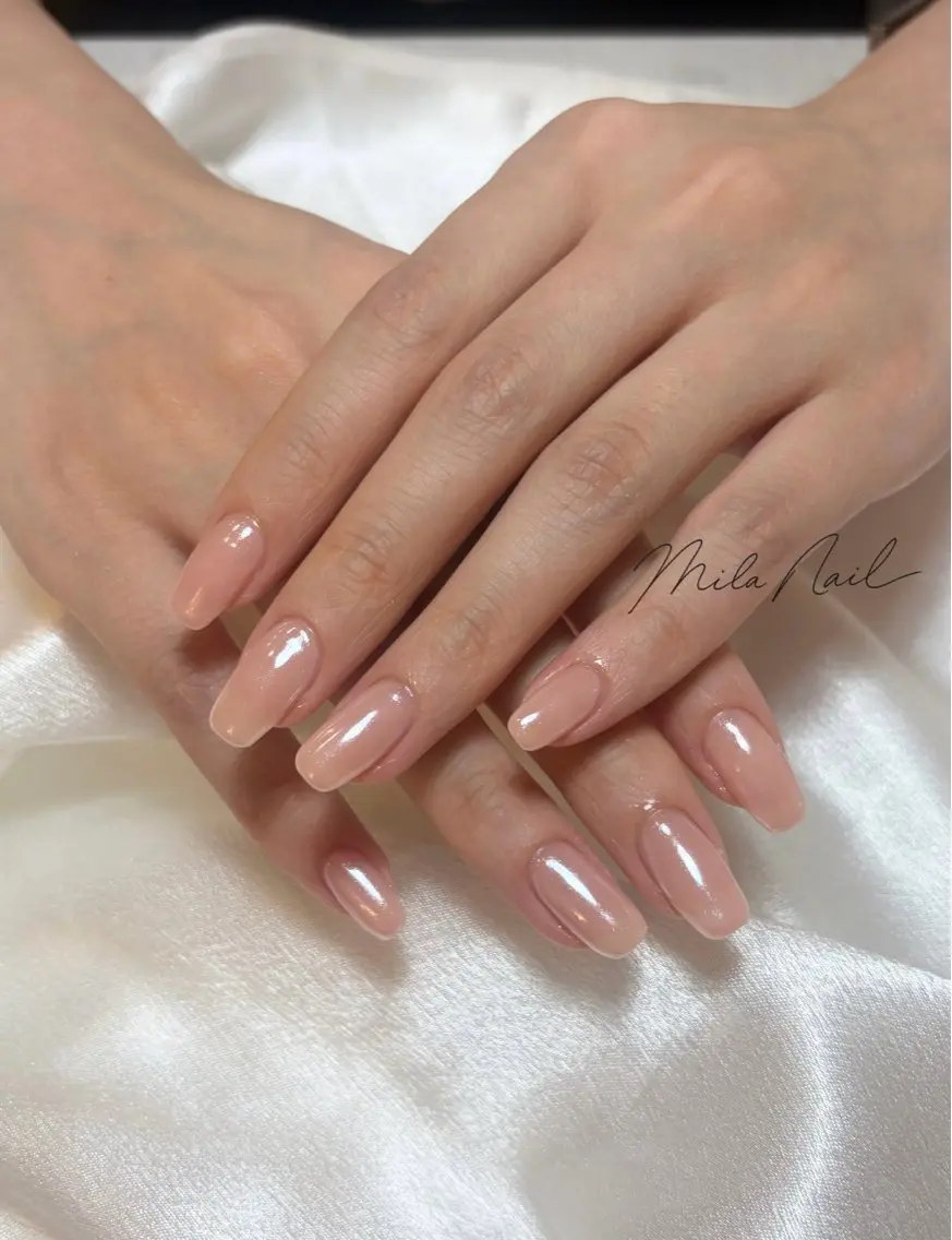 ネイル オーロラネイル Mila Nailのネイルデザイン