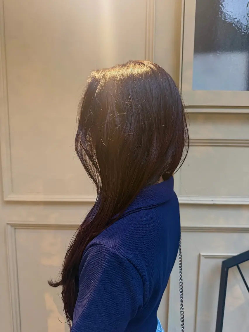 ロング カラー ヘアカラー トリートメント 市川 結菜のヘアスタイル