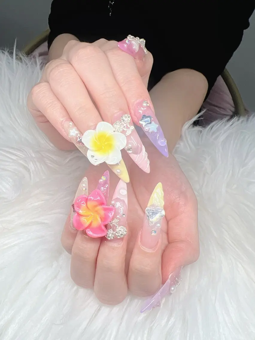 ネイル Lee Nails チップ長さだし専門店のネイルデザイン