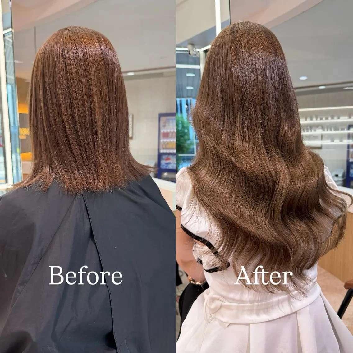 ロング カラー シールエクステ ハイトーンカラー エクステ エクステ シールエクステ特化 ハイトーン、NANAのヘアスタイル