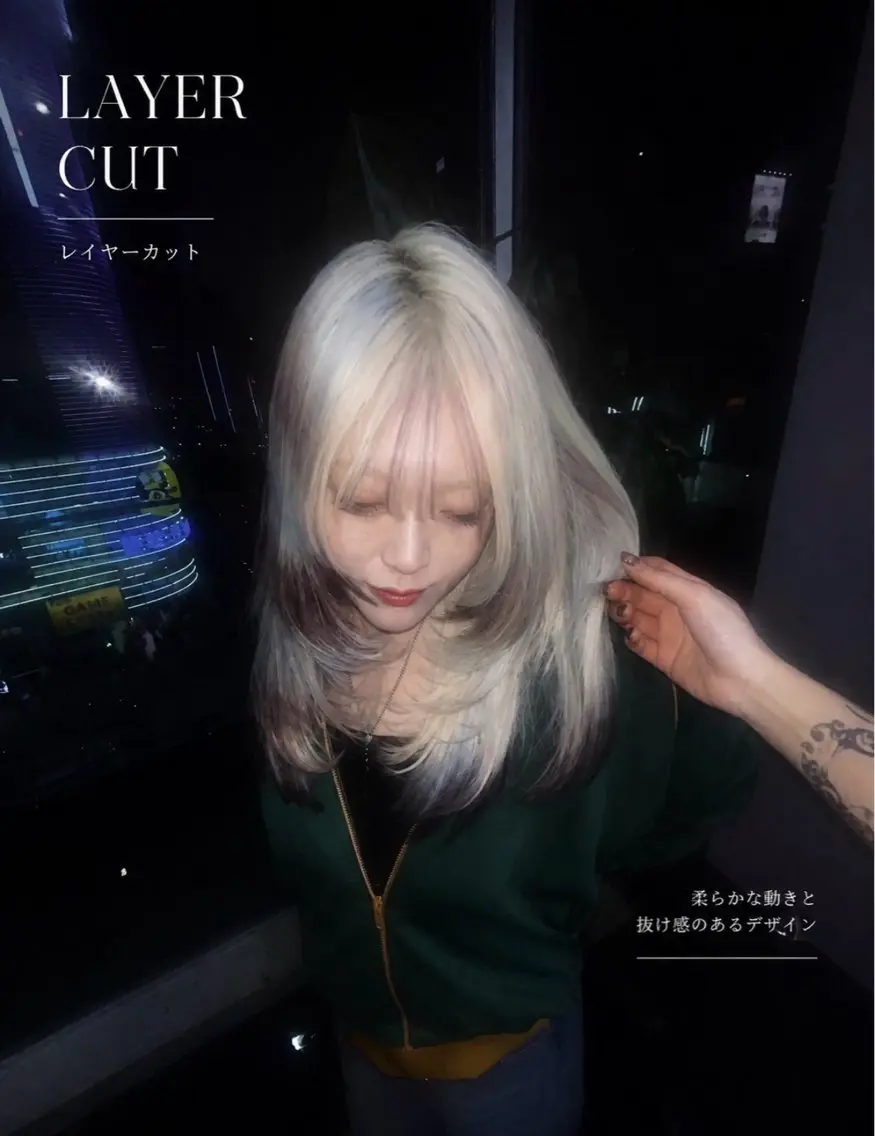 ミディアム ヘアカラー トリートメント 縮毛・髪質改善/艶 カラー🪞YURIAのヘアスタイル