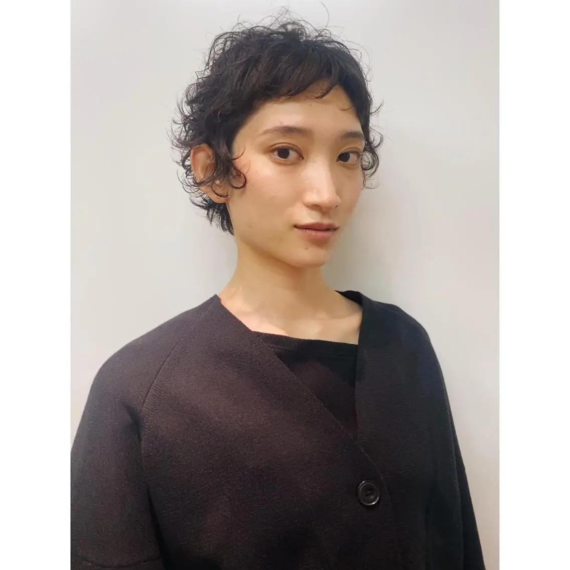 ショート パーマ ショートヘア 大石 沙季のヘアスタイル