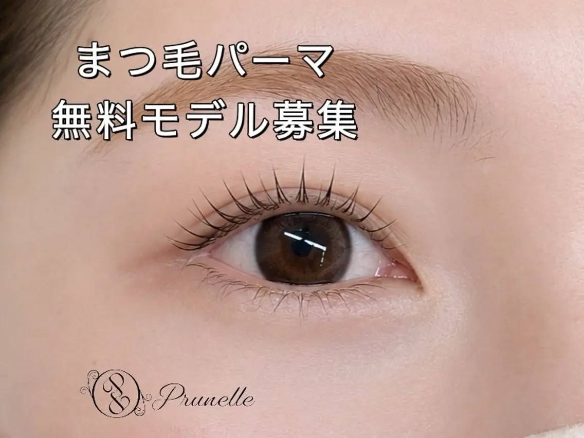 【先着20名限定】無料まつげパーマモデル募集🌿オーナー監修の写真