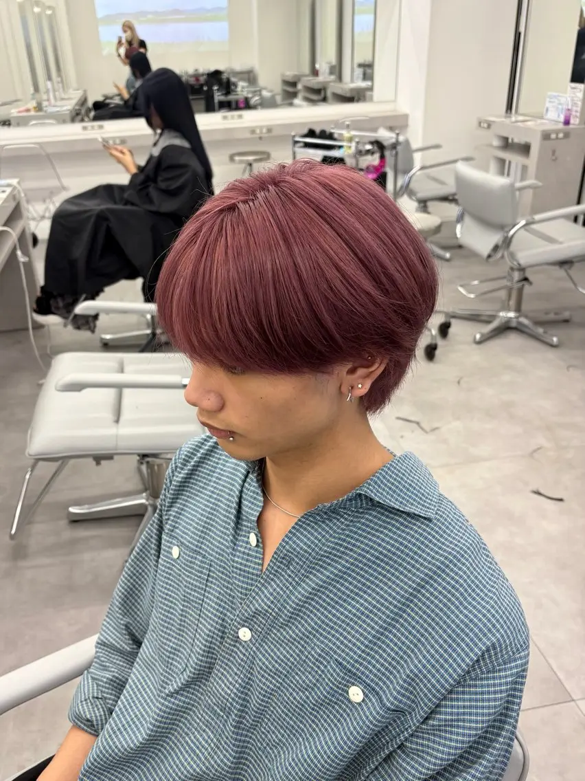 カラー メンズ カット ヘアカラー 🍀透明感ナチュラル カラー🍀じゅんのヘアスタイル